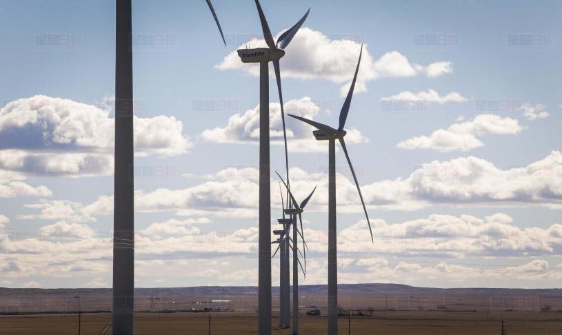 TransAlta wind turbines are shown at a wind farm near Pincher Creek, Alta., Wednesday, March 9, 2016. There are three things one can be assured of in the Pincher Creek area of southwestern Alberta Äî death, taxes and the wind will blow.THE CANADIAN PRESS/Jeff McIntosh