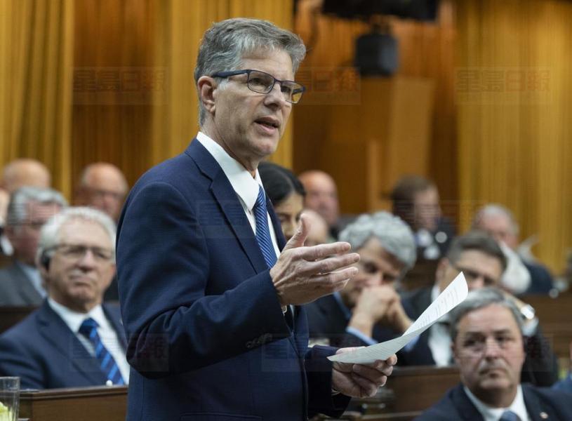 Conservative MP for Langley-Aldergrove Mark Warawa delivers his final speech in the House of Commons, Tuesday, May 7, 2019 in Ottawa. Warawa, who was diagnosed with pancreatic cancer, announced recently the cancer had spread. THE CANADIAN PRESS/Adrian Wyld