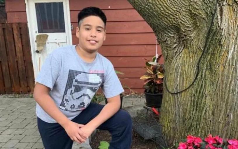 12岁男童Dante Andreatta Marroquin与母亲逛街时被枪击致死。GoFundMe.com