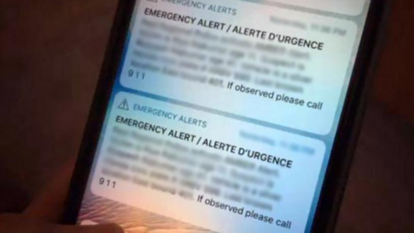 专家警告，安珀警报有被公众忽视的风险。CTV资料图片

