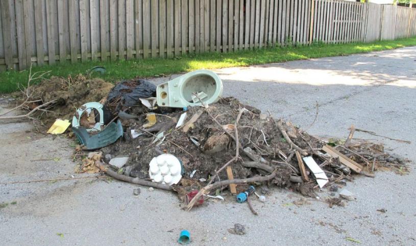列市去年花费17万处理非法倾倒垃圾。  星报图片