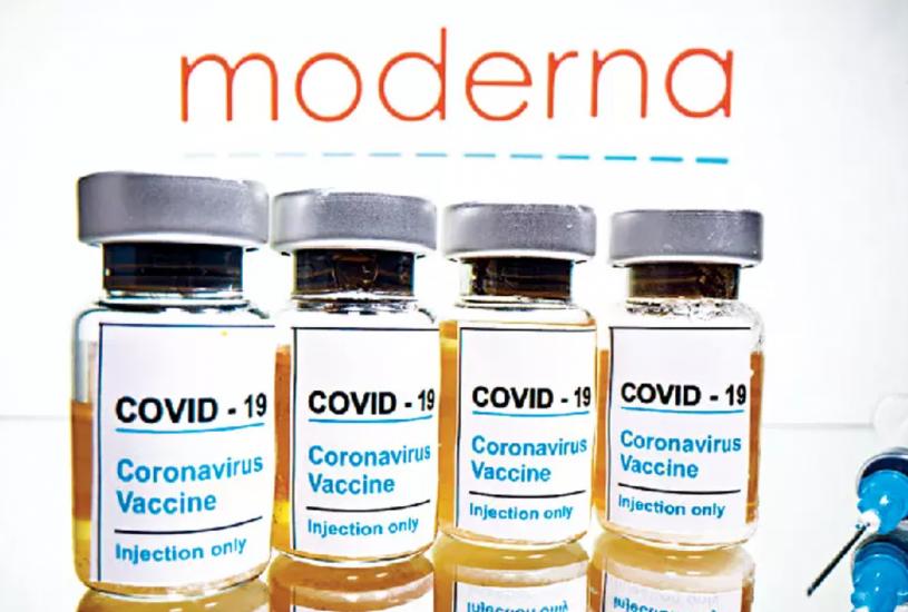 莫德納藥廠將在5月10日前配送百萬疫苗至本國。資料圖片