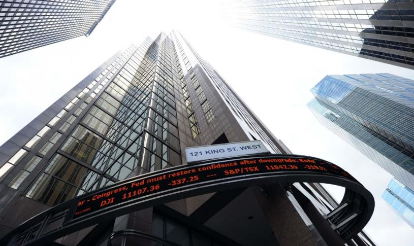 多伦多股市周五收高。加通社资料图片
