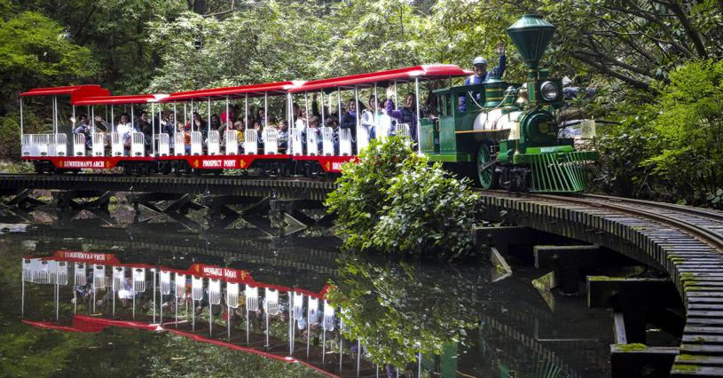 史丹利公園的小火車是溫市著名景點之一。   溫哥華旅遊局