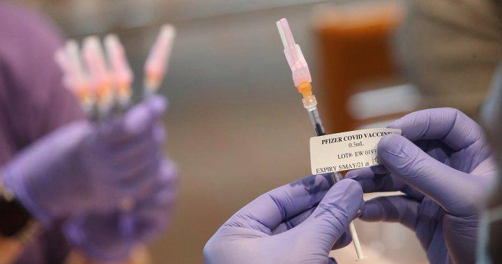 加國本周預計將有240萬劑輝瑞疫苗交付。Global