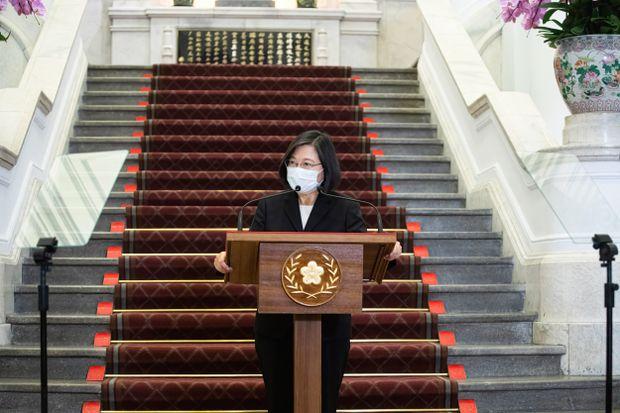 中國致力在國際社會孤立台灣，更揚言不惜武統，台灣總統蔡英文承諾會捍衛民主及勇於面對中國。Getty Images
