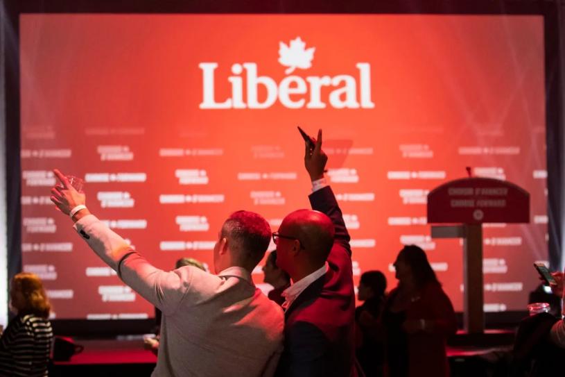 自由党在大选党内提名会议中使用人脸识别技术。Radio-Canada

