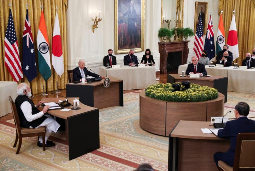 美国、印度、日本和澳洲上月举行四国高峰会，被指目的之一是抗衡中国。路透社