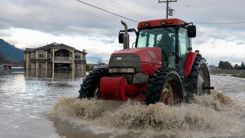 阿波斯福多個社區受洪水襲擊。加通社