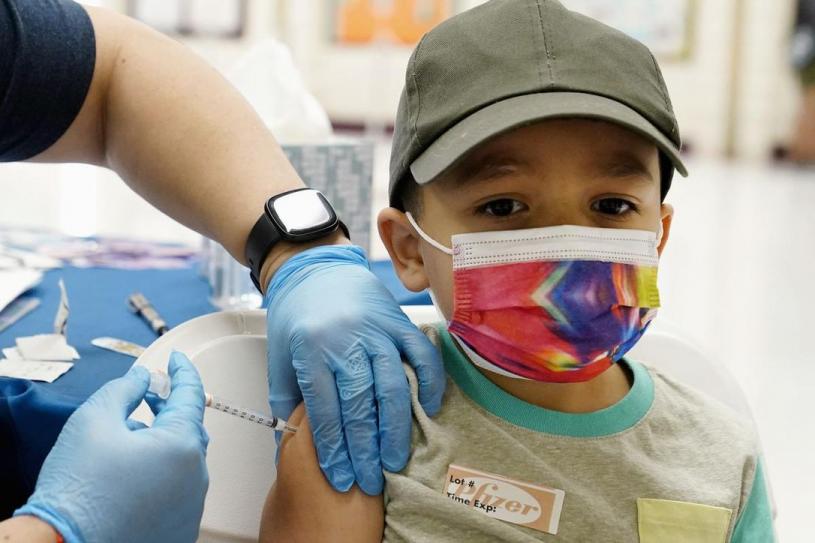 联邦政府无计画强制儿童接种疫苗。美联社资料图