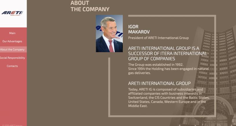俄羅斯富豪馬卡羅夫正在出售卡加利一間天然氣公司的部分主要股權。ARETI