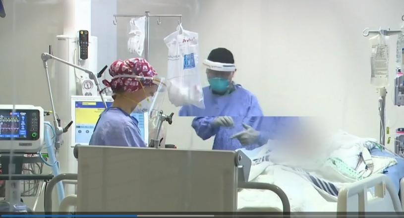 安省目前共778人住院。CTV视频截图
