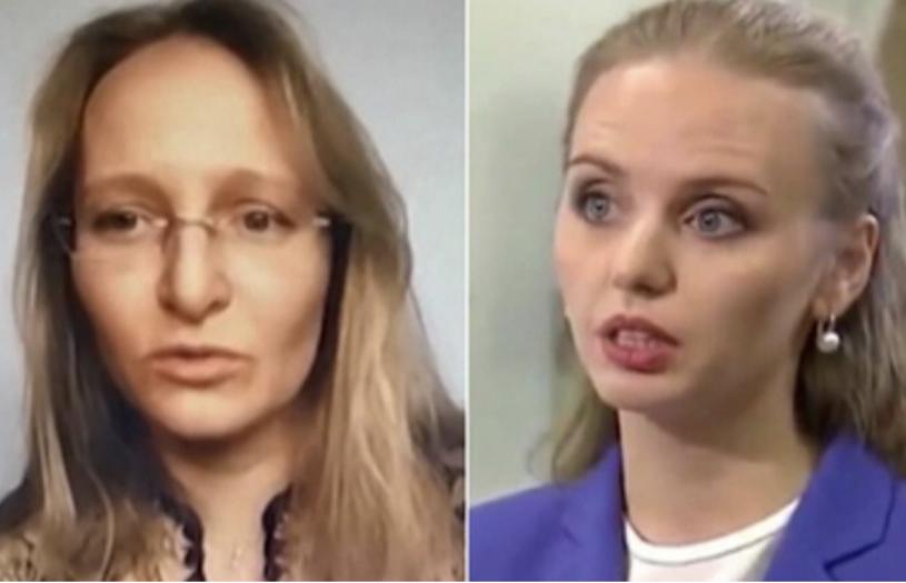 加拿大對普京的女兒沃隆特索娃（右）和蒂霍諾娃實施制裁。 CNN圖片