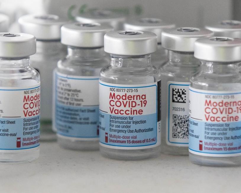 莫德纳疫苗。加通社资料图片
