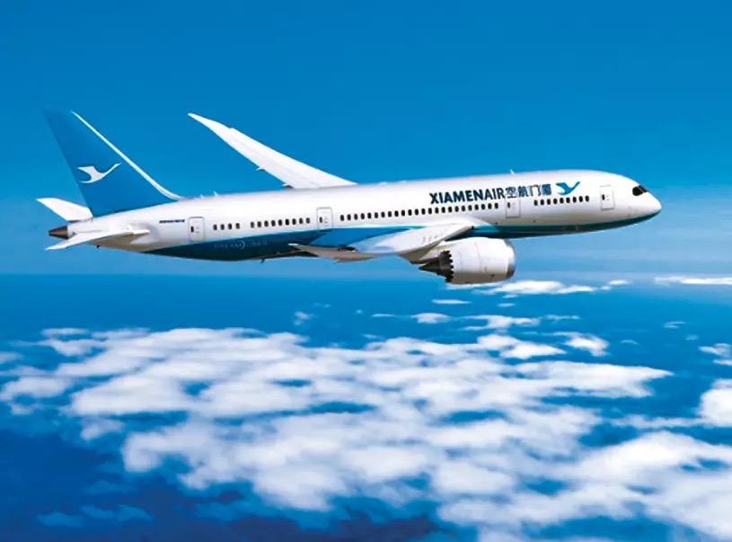 厦门航空从温哥华飞往厦门的MF806航班暂停了两周。资料图片