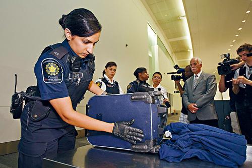 加拿大邊境服務局去年在南安省地區，單單毒品個案便檢獲1,653宗。資料圖片