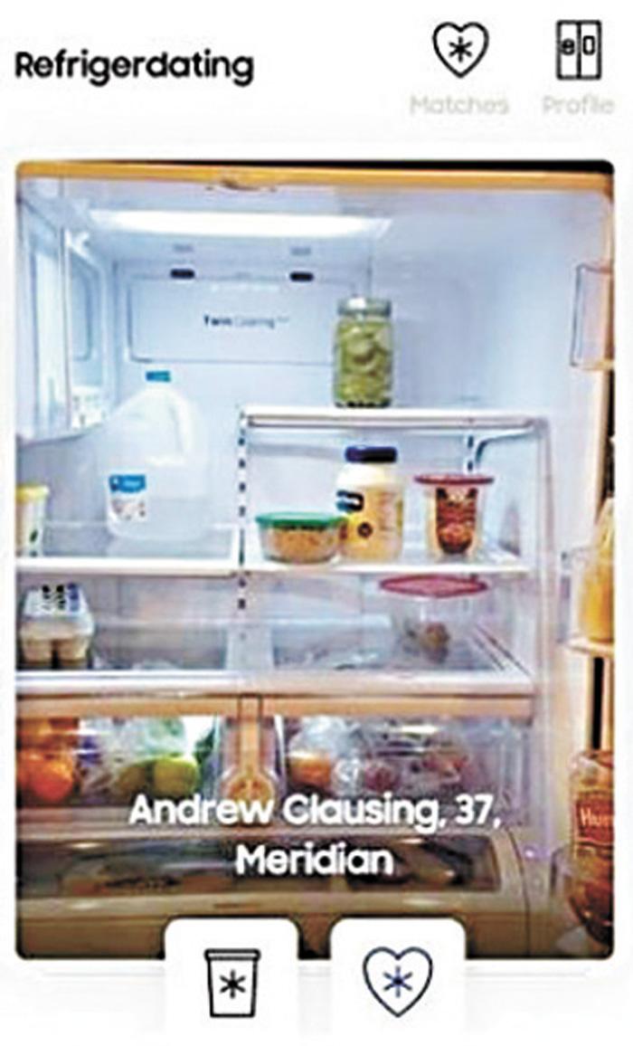 用戶可以透過瀏覽冰箱照片，來選擇對象。網上圖片