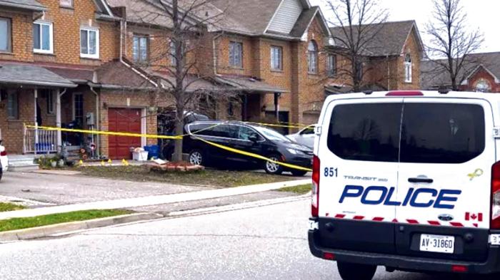 ■警方特別調查組昨日封鎖事故民宅。CBC