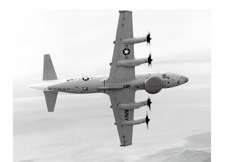23日執行飛行任務的是美海軍一架EP-3E偵察機。法新社
