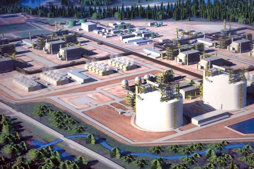 ■莫奈宣布，聯邦政府向LNG Canada提供2.75億元支持。 網上圖片