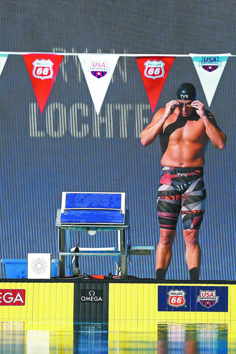 罗切特解禁复出，一举拿下男子200米个人混合泳冠军。法新社