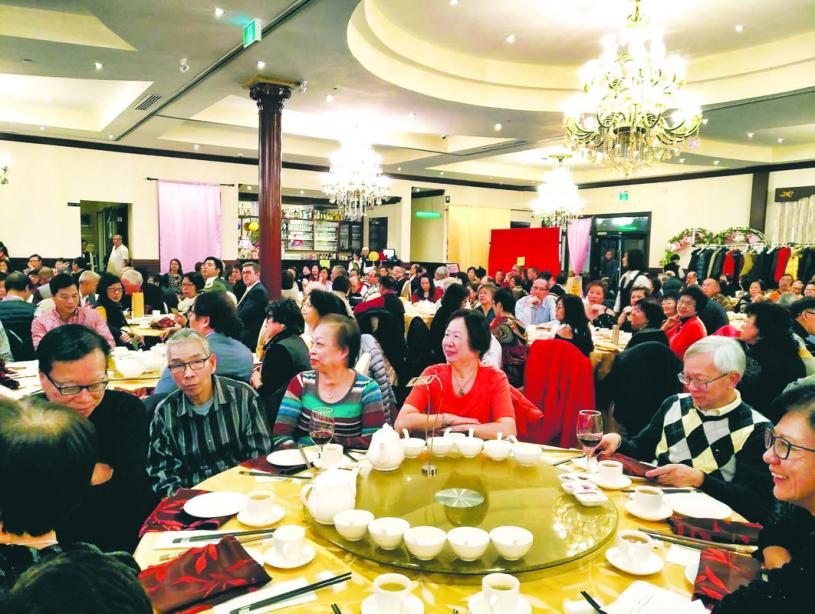「香江情懷」去年美食晚宴盛況。受訪者提供