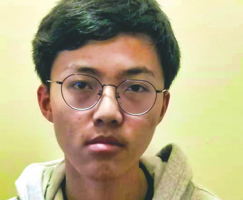 失蹤兩月的17歲本拿比中國留學生李新茗。受訪者提供