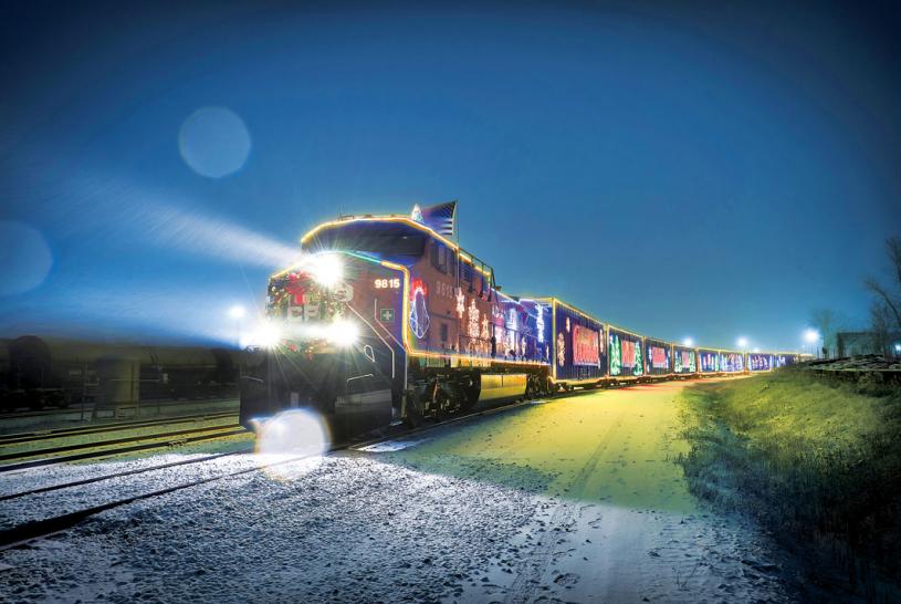 ■2020年CP圣诞火车暂停运行。CP Rail
