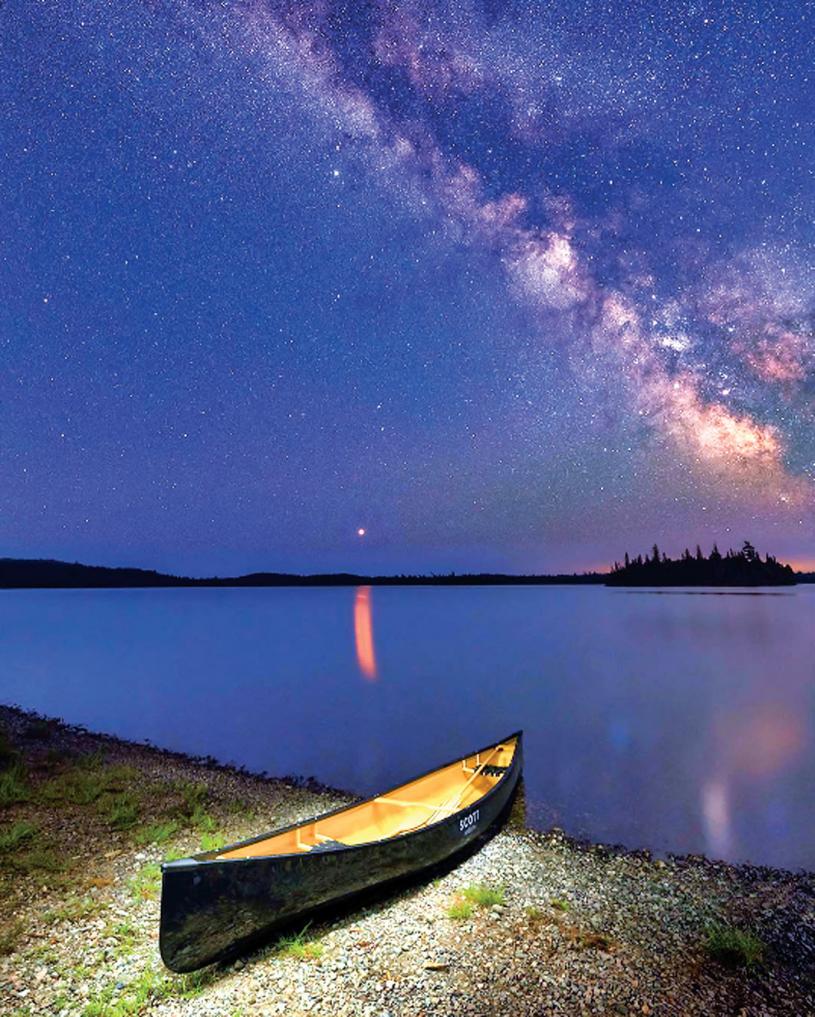 ■在蘇必利爾湖省立公園的黑暗天空保護區 ，可觀賞星空。   Instagram
