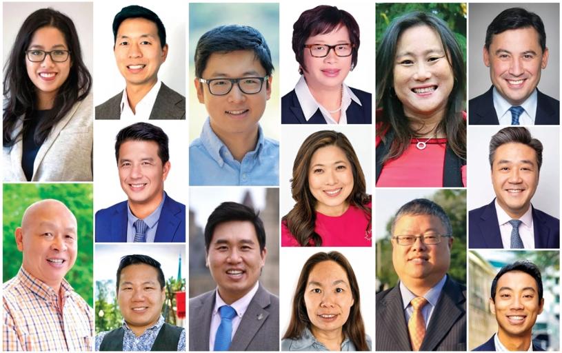 安省15华裔竞逐联邦大选 代表5政党有5人寻求连任