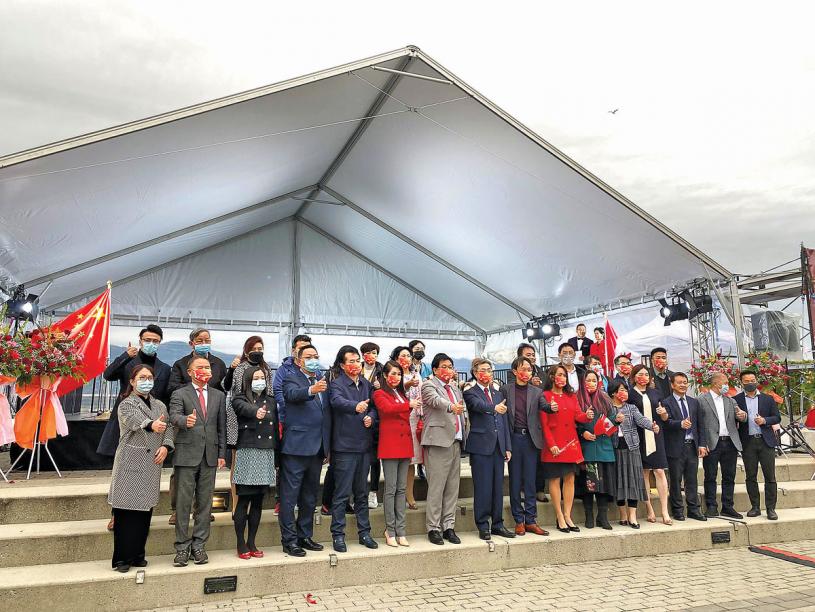 ■多名政商界嘉賓出席，包括中國駐溫哥華總領館副總領事王承軍。
