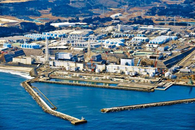 位於福島縣大隈鎮的福島第一核電站。