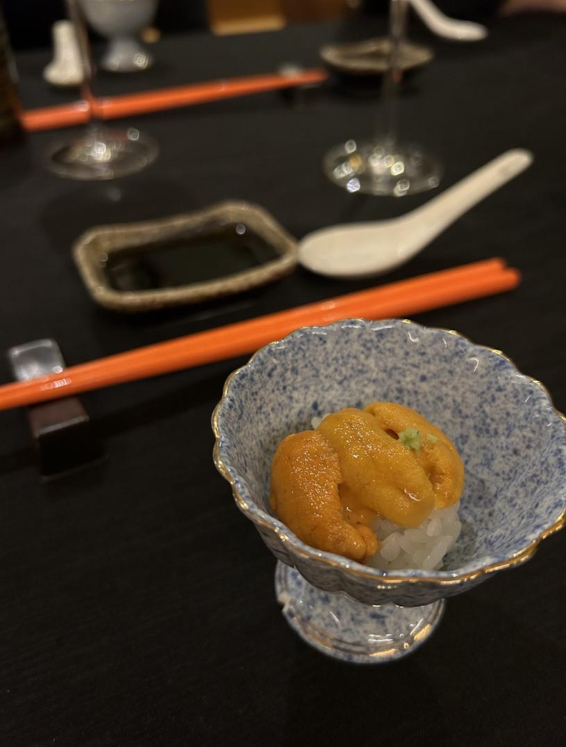 令人惊艳的北海道海胆丼，味道浓郁鲜甜。星岛记者黄忆欣摄