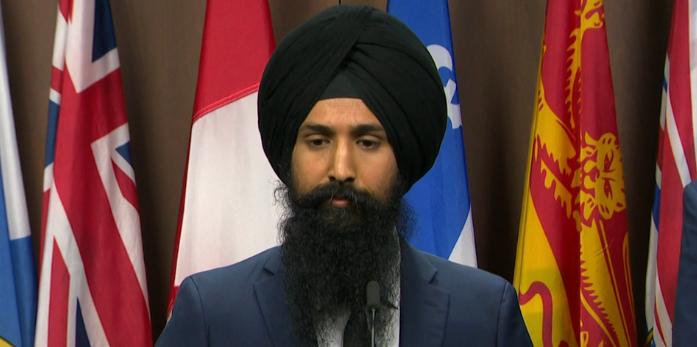 全球锡克教加拿大领袖谴责事件。视频截图