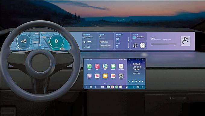 虽然苹果电动车未能面世，但在美国销售的2023年款汽车中，90%以上安装了苹果CarPlay应用程式。下一代CarPlay设想由苹果全面接管汽车仪表板。
