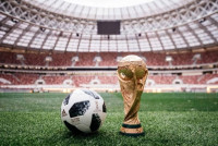 2018俄羅斯世界盃首場揭幕戰開打！東道主俄羅斯隊已先進一球！