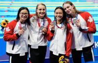 【东京奥运】加拿大夺首面奖牌 女子4×100自由泳摘银牌