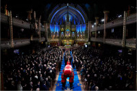 加拿大在满地可圣母教堂为前总理穆朗尼举行国葬