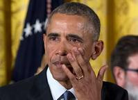 奧巴馬宣布加強槍械管制　罕見激動落淚