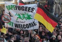德反难民示威变反默克尔暴力冲突