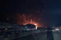 京港澳高速湖南段有運油車爆炸　至少2死2傷　　