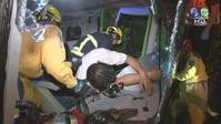 台中巴士司机昏迷失控撞栏6伤