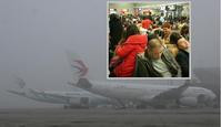 大霧籠罩成都　上萬旅客滯留雙流機場