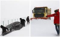 新疆強降雪能見度不足5米    逾70車被困