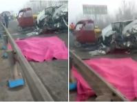 济南黄河大桥4车相撞两死6伤
