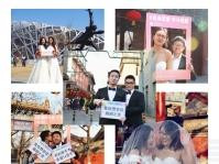 五对同志“新人”北京地标留影　倡婚姻平权
