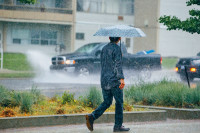 环境部发警告 并提醒风势大　　GTA今料全日暴雨 降雨量或达40毫米