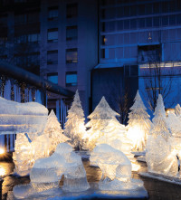 多倫多市中心年度冰雕節