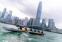 懸浮獨木舟香港環島大賽昨舉行 廿六支勁旅齊較量