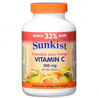 Sunkist Vitamin C含片特惠！120粒装仅售$5.99！